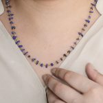 Stone of Royalties Lapis uncut beads Necklace
