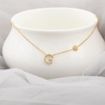 Trendy yet Elegant Alphabet Gold Necklace