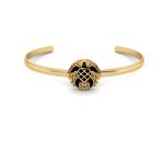 Enamel Turtle Diamond Set Band Ninja Bangle