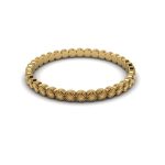 Sunflower Forest Fine Crafted Gold Band
